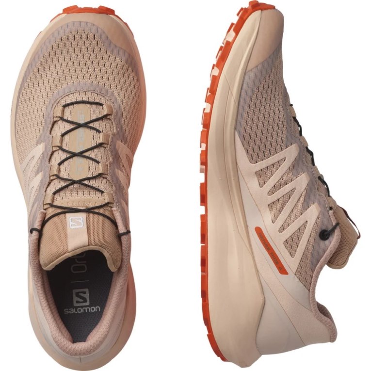 Tenis Para Trail Running Salomon Sense Ride 4 Mujer Coral | MX ZLWS483